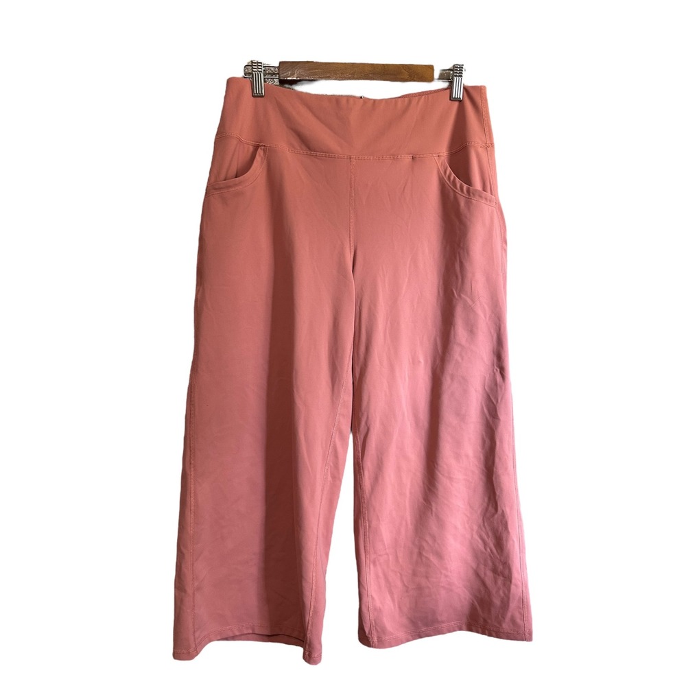 PROMOVER XL High Waist Wide Leg Cropped Lounge‎ Pants Casual Trousers